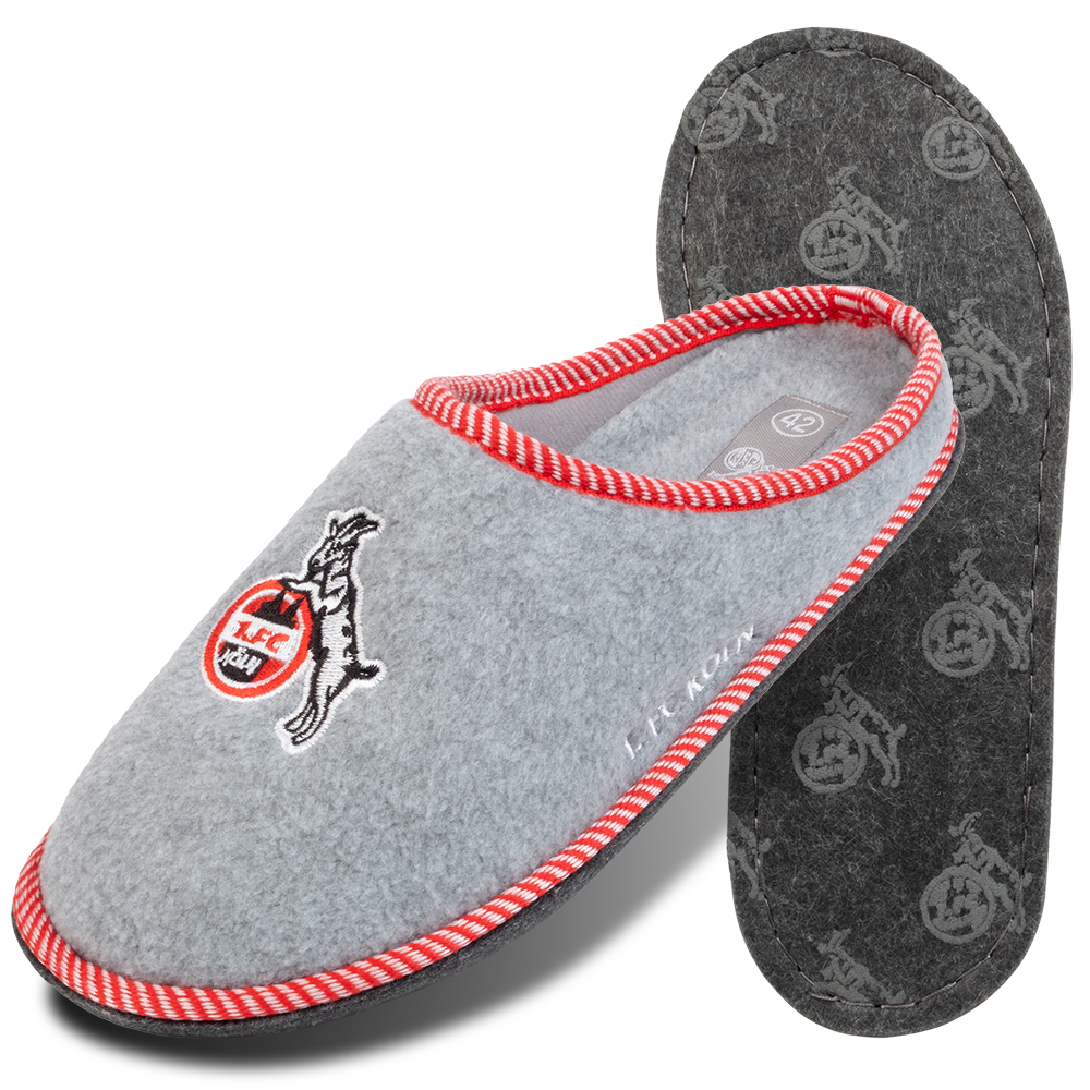 1. FC Köln Pantoffel Logo Gr. 36-47