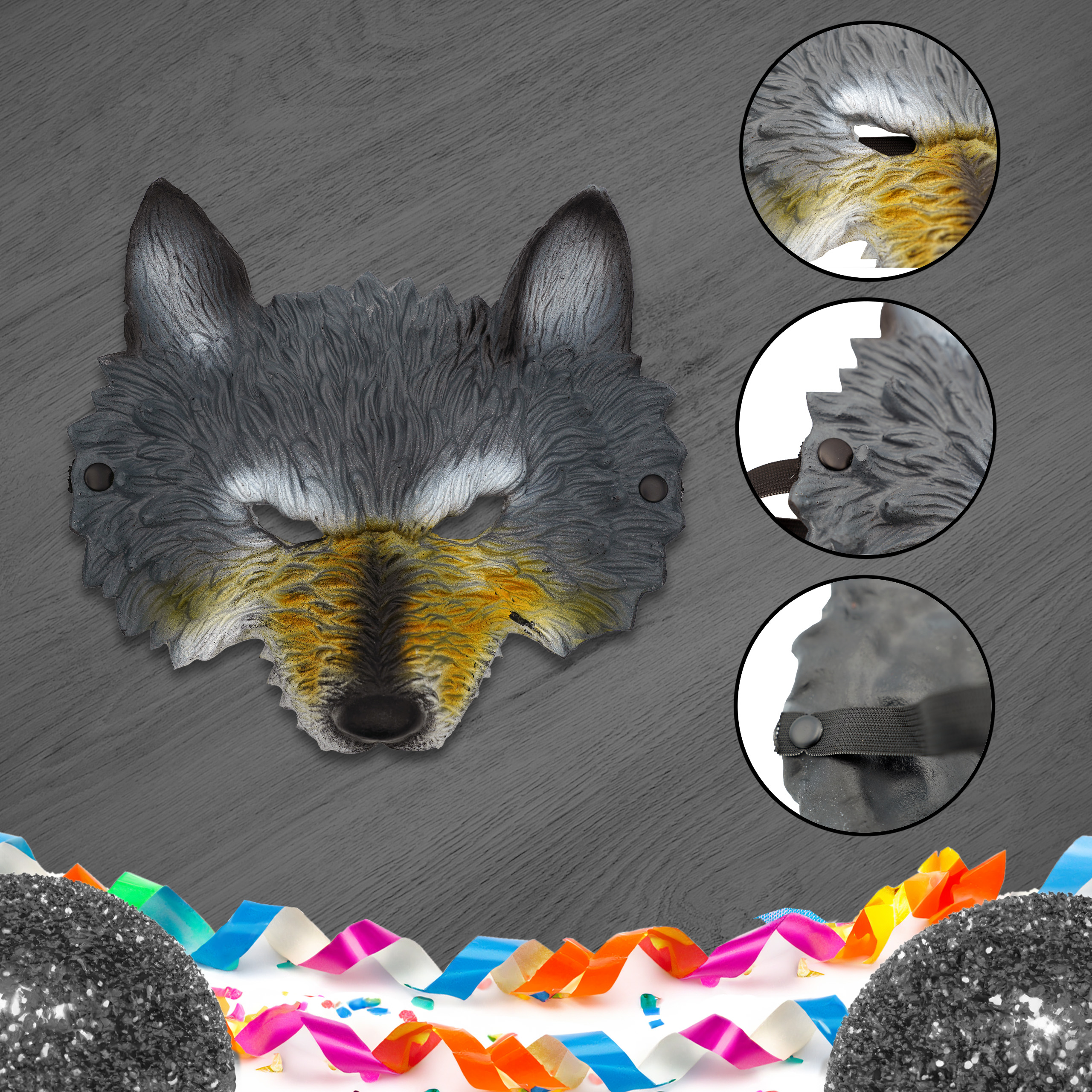 Masken mit verschiedenen Designs, Halloween, Karneval, Kostüme