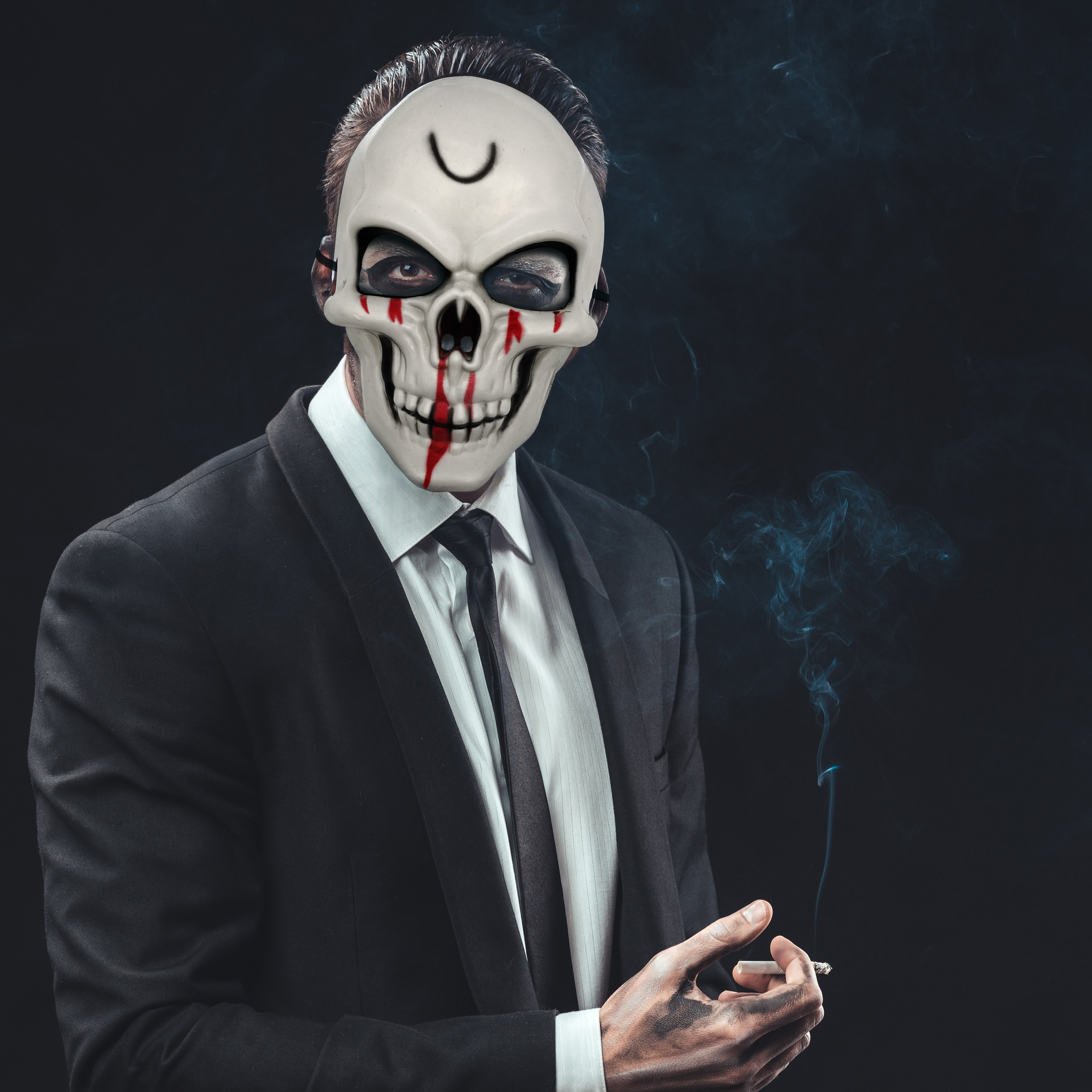 Masken mit verschiedenen Designs, Halloween, Karneval, Kostüme