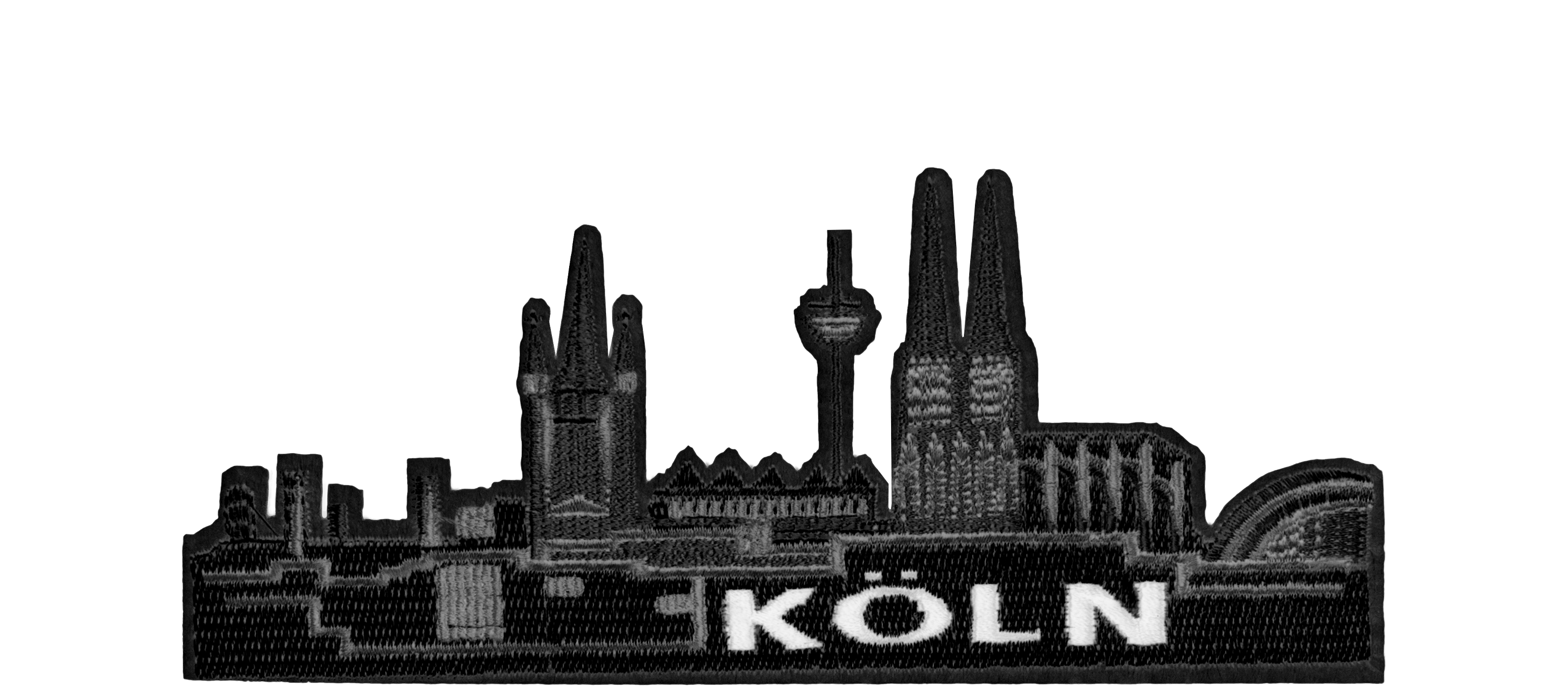 Bügelbild Kölner Skyline (mittel)