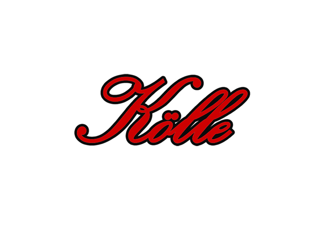 Bügelbild Schriftzug " Kölle " klein
