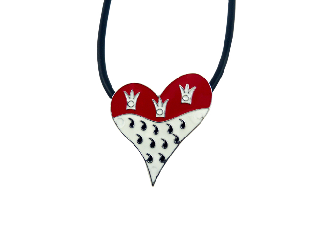 Halskette Herz Wappen