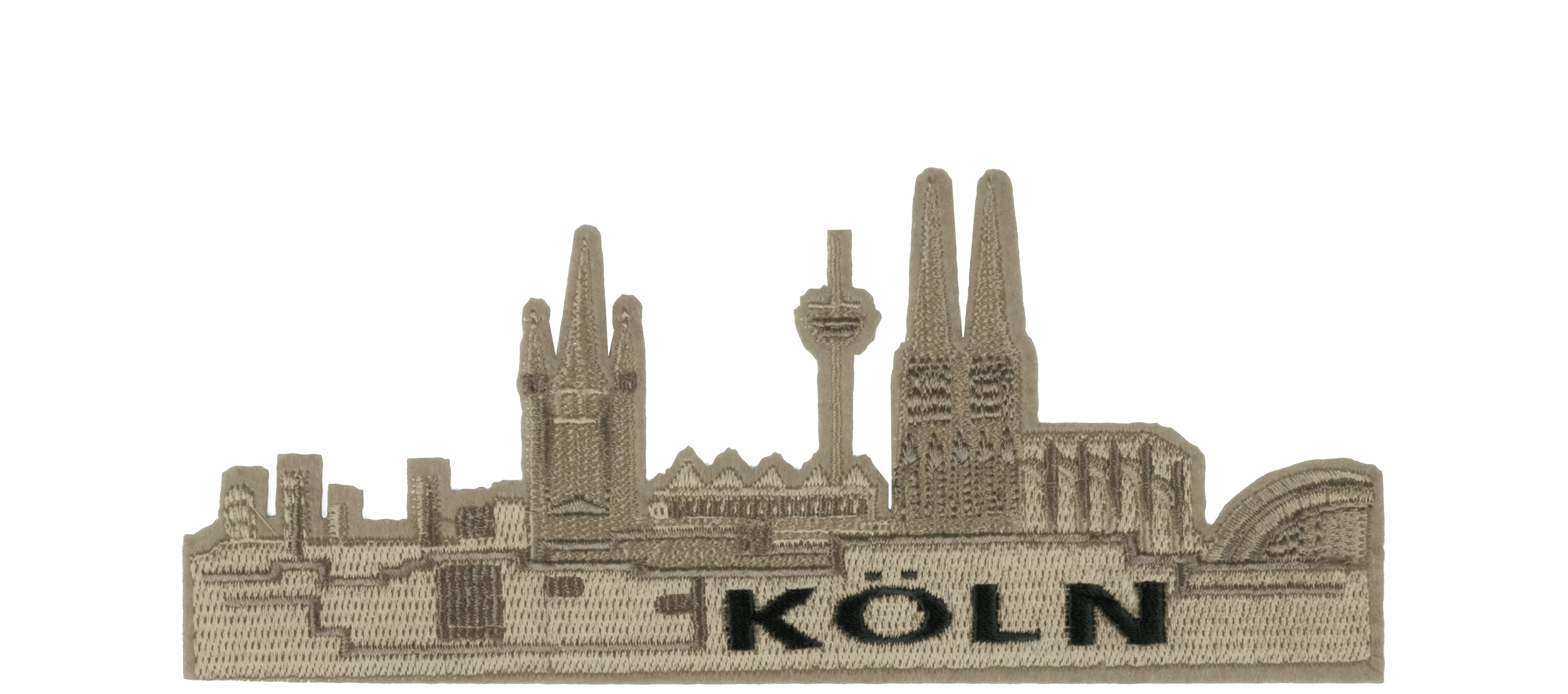 Bügelbild Kölner Skyline (mittel)