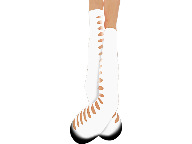 Leggings mit Schlitzen