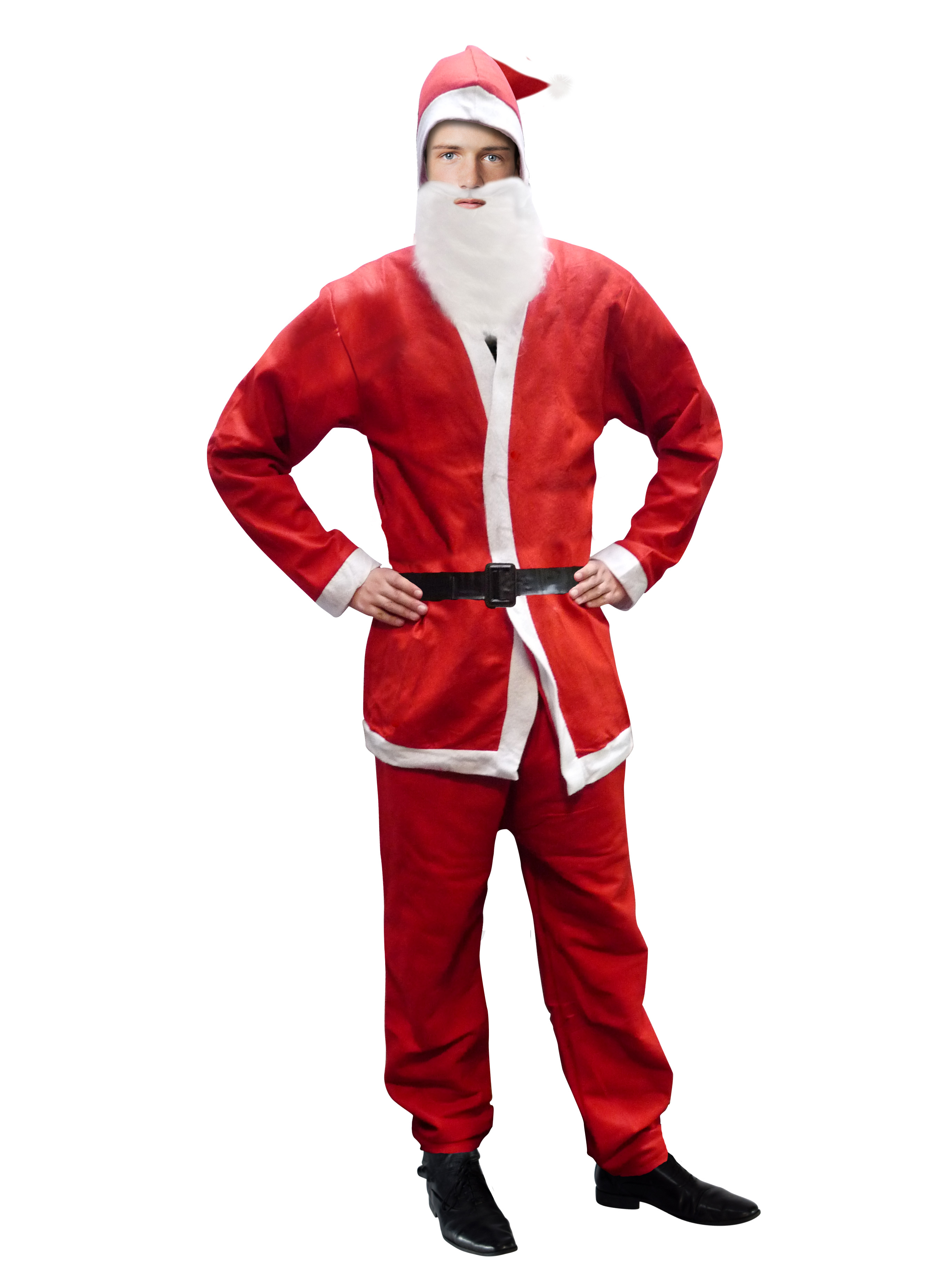 Weihnachtsmann Kostüm 5tlg.