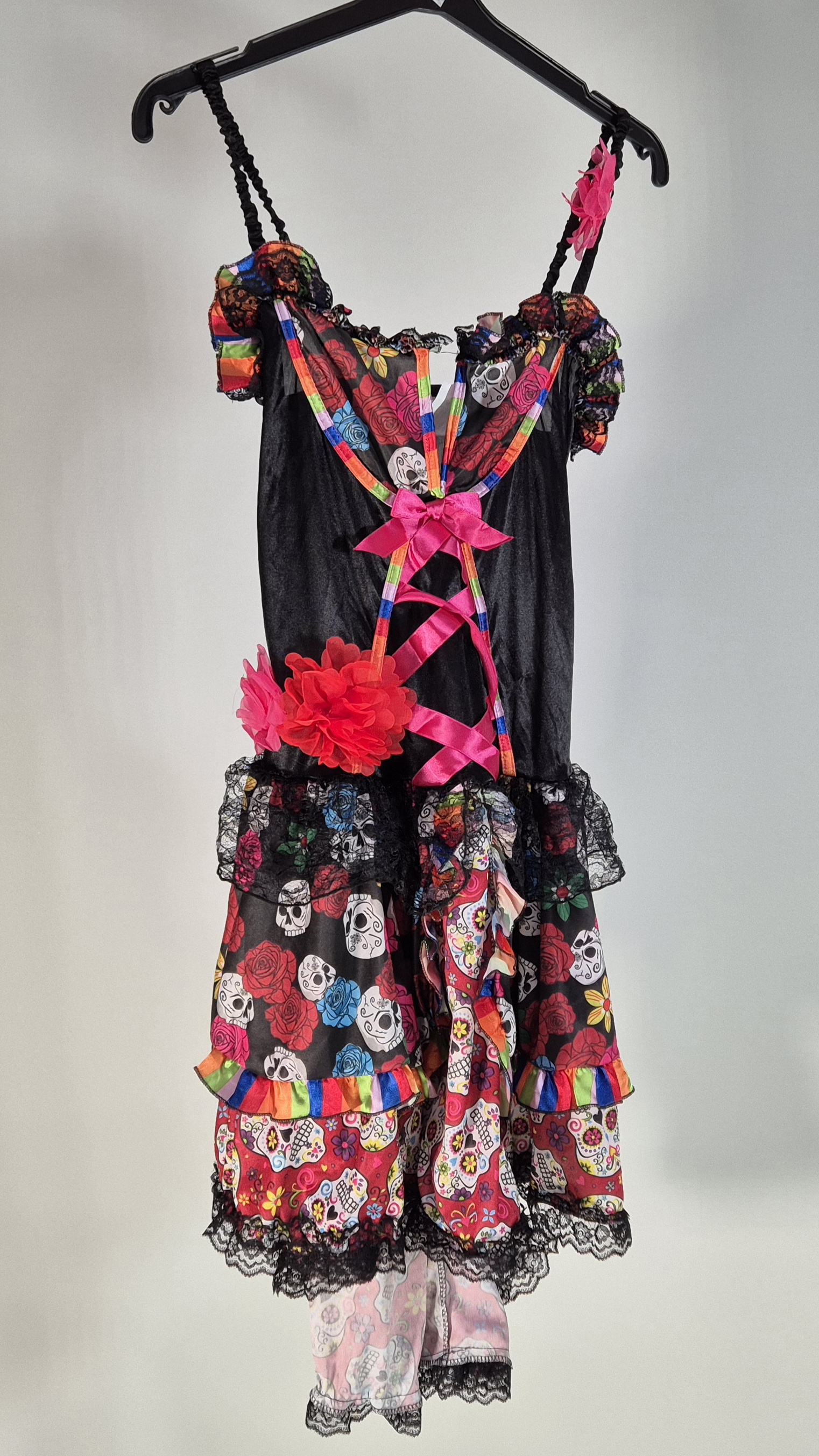 Day of the Dead Kostüm Kleid, auch Halloween geeignet, S/M