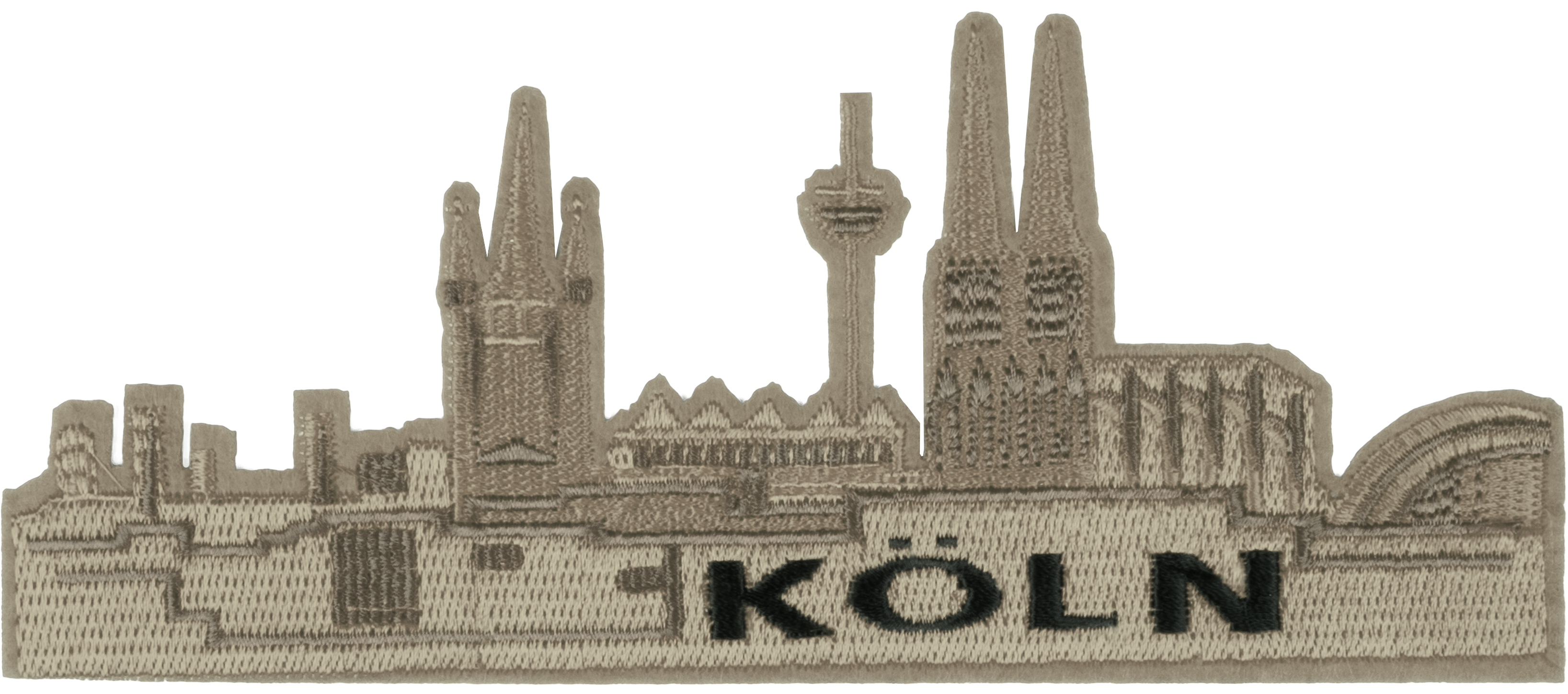 Bügelbild Kölner Skyline (groß)
